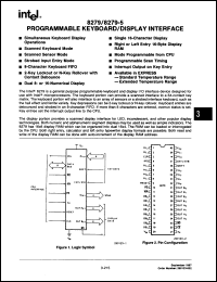 P8279 datasheet: Programmable keyboard/display interface P8279