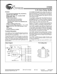 CY2308SI1 datasheet: 3.3V zero delay buffer CY2308SI1