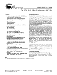 CY37512P208-100NI datasheet: 5V, ISR high-performance CPLDs, 512 macrocells, 100MHz CY37512P208-100NI