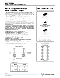 MC74VHCT374ADTR2 datasheet: Octal D-Type Flip-Flop (TTL Compatible) MC74VHCT374ADTR2