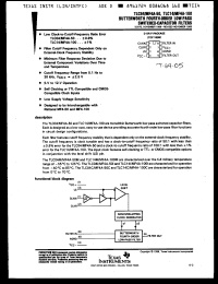 TLC14CD datasheet: Butterworth fourth-order low-pass switched-capacitor filter TLC14CD