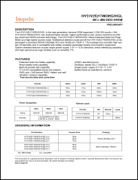 HY51VS17403HGJ-5 datasheet: 4,194,304 words x 4 bit EDO RAM, 3.3V, 50ns HY51VS17403HGJ-5