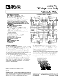 AD14060LBF-4 datasheet: 40MHz; 3.3V; low noise, high throughput 24-bit sigma-delta ADC. For process control, PLCs/DCS, industrial instrumentation AD14060LBF-4