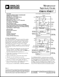 ADM8696AN datasheet: 0.3-6V; 500-600mW; microprocessor supervisory circuit. For microprocessor systems, computers, controlles, intelligent instruments, automotive systems ADM8696AN