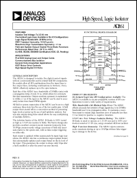 AD261AND-3 datasheet: 5V; high speed, logic isolator AD261AND-3