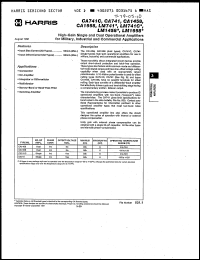 CA741S datasheet: High-gain operational amplifier CA741S