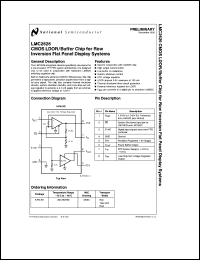 LMC2626IM datasheet: CMOS LDOR/Buffer Chip for Row Inversion Flat Panel Display Systems LMC2626IM