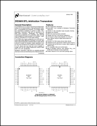 DS3885VX datasheet: BTL Arbitration Transceiver - MIL-STD-883 DS3885VX