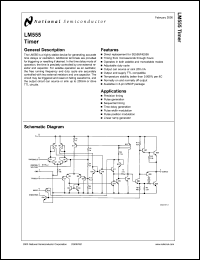 LM555CH datasheet: Timer LM555CH