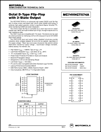 MC74VHCT574ADTR2 datasheet: Octal D-Type Flip-Flop (TTL Compatible) MC74VHCT574ADTR2