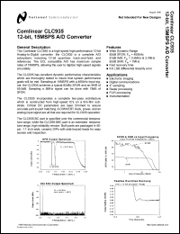 CLC935B8AC datasheet: 12-Bit, 15MSPS CLC935B8AC