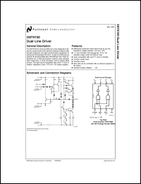 DS75150N datasheet: Dual Line Driver DS75150N