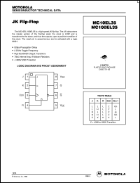 MC10EL35D datasheet: JK Flip-Flop MC10EL35D