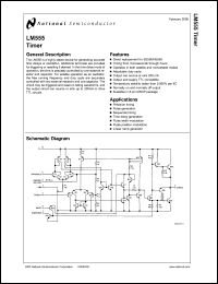 LM555MDC datasheet: Timer LM555MDC