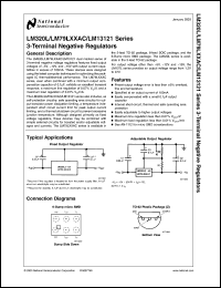 LM79L05ACMDA datasheet: Series 3-Terminal Negative Regulators LM79L05ACMDA