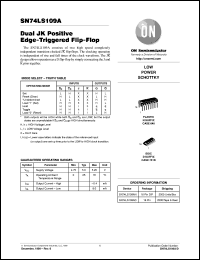 SN74LS109AD datasheet: Dual JK Positive Edge-Triggered Flip-Flop SN74LS109AD