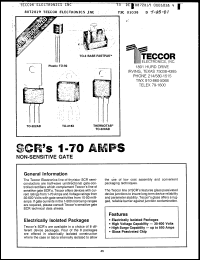 S1035W datasheet: Thyristor, 35 amperes, 100 volt S1035W