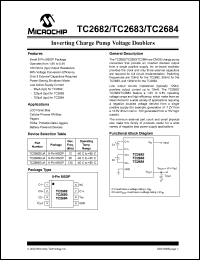TC2683EUATR datasheet: Inverting charge pump voltage doublers TC2683EUATR