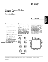 HCTL-1100#PLC datasheet: General purpose motion control IC HCTL-1100#PLC