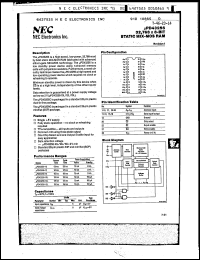 uPD43256G-12L datasheet: 32768 x 8-bit static MIX-MOS RAM, 120ns, low power uPD43256G-12L