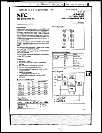 uPD43256G-15 datasheet: 32768 x 8-bit static MIX-MOS RAM, 150ns uPD43256G-15