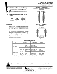 SN74LS245N datasheet: Octal bus transceiver SN74LS245N