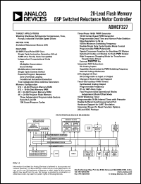 ADMCF327-EVALKIT datasheet: 0.3-7V; 28-lead flash memory DSP switched reluctance motor controller ADMCF327-EVALKIT