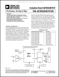 EVAL-AD7650CB datasheet: Evaluation board AD76XX EVAL-AD7650CB