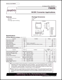 FSS250 datasheet: N-Channel Silicon MOSFET DC/DC Converter Applications FSS250