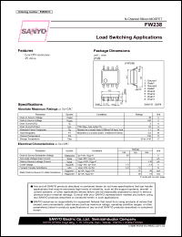 FW238 datasheet: N-Channel Silicon MOSFET Load Switching Applications FW238