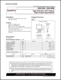 2SC4826 datasheet: NPN Epitaxial Planar Silicon Transistors High Definition CRT Display Video Output Applications 2SC4826