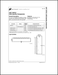 JM38510/34701BS datasheet: 8-Bit Identity Comparator JM38510/34701BS