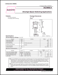 2SJ569LS datasheet: P-Channel Silicon MOSFET Ultrahigh-Speed Switching Applications 2SJ569LS