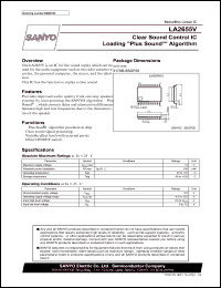 LA2655V datasheet: Clear Sound Control IC Loading 