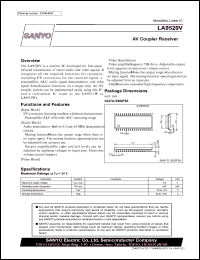 LA9520V datasheet: AV Coupler Receiver LA9520V