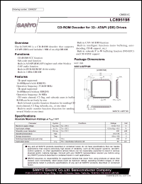 LC895198 datasheet: CD-ROM Decoder for 32x ATAPI (IDE) Drives LC895198