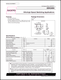 2SK2464 datasheet: N-Channel Silicon MOSFET Ultrahigh-Speed Switching Applications 2SK2464