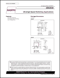 2SK2530 datasheet: N-Channel Silicon MOSFET Ultrahigh-Speed Switching Applications 2SK2530