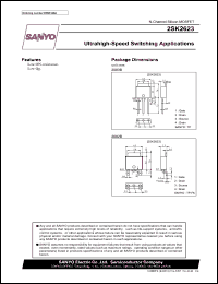 2SK2623 datasheet: N-Channel Silicon MOSFET Ultrahigh-Speed Switching Applications 2SK2623