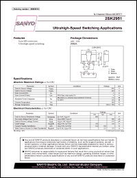 2SK2951 datasheet: N-Channel Silicon MOSFET Ultrahigh-Speed Switching Applications 2SK2951