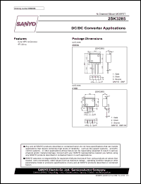 2SK3285 datasheet: N-Channel Silicon MOSFET DC/DC Converter Applications 2SK3285