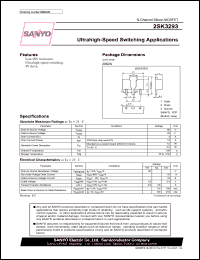 2SK3293 datasheet: N-Channel Silicon MOSFET Ultrahigh-Speed Switching Applications 2SK3293