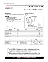MCH3209 datasheet: DC / DC Converter Applications MCH3209