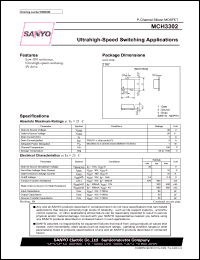 MCH3302 datasheet: Ultrahigh-Speed Switching Applications MCH3302