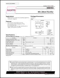 SBE803 datasheet: 90V, 200mA Rectifier SBE803