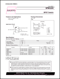 SPM3205 datasheet: GaAs MMIC SPDT Switch SPM3205