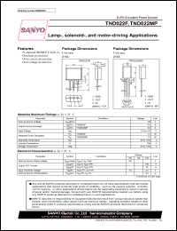 TND022F datasheet: Lamp-, solenoid-, and motor-driving Applications TND022F