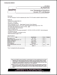 ALP237FXX datasheet: Low-Temperature Polysilicon 1.8-inch TFT LCD Module ALP237FXX