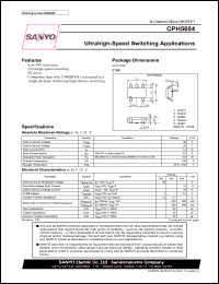 CPH5604 datasheet: N-Channel Silicon MOSFET Ultrahigh-Speed Switching Applications CPH5604