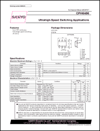 CPH6406 datasheet: N-Channel Silicon MOSFET Ultrahigh-Speed Switching Applications CPH6406